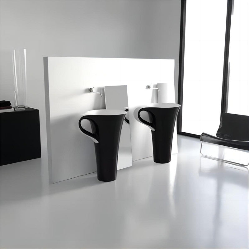 Stand Cup Shape Washing Basin Tap Modern Bathroom Vanities