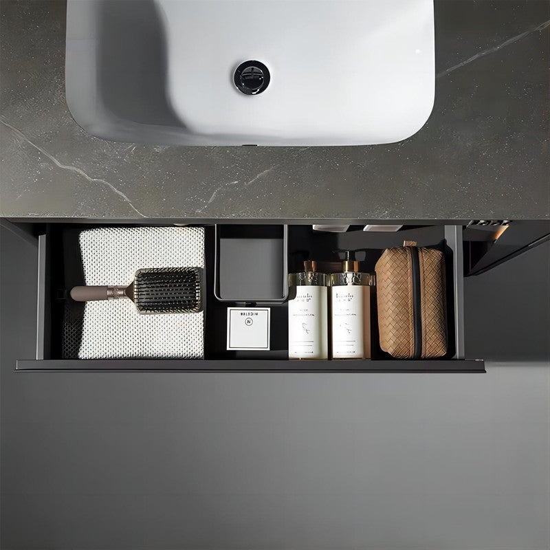 Bathroom Wall Mounted Modern Sink Bathroom Cabinet Vanities