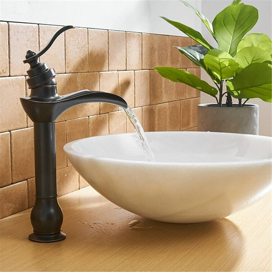 Vessel Sink Faucet Single-handle Bathroom Faucet with Drain Assembly